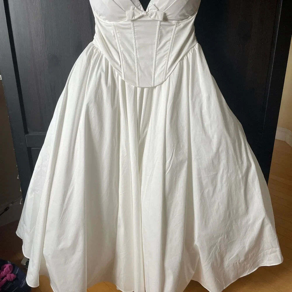 BabyBoo Prim Midi Dress in Ivory - Picture 2 of 3